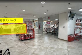 【トライアル西友 武蔵新城店】食物販やPR活動に最適な「2F サッカー台横スペース」
