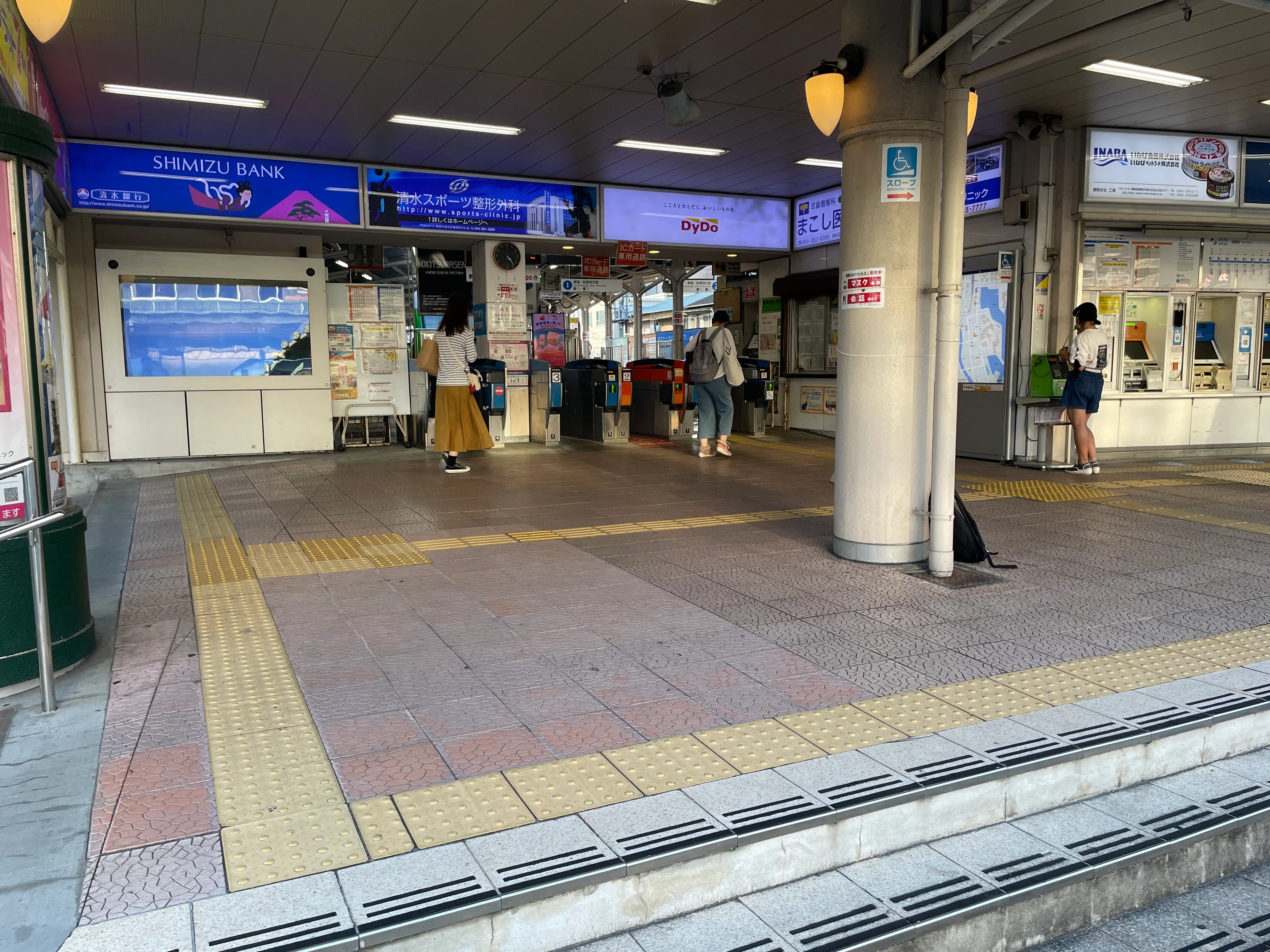 【新清水駅/東口①】ポップアップストアや食物販に最適な駅改札前スペース