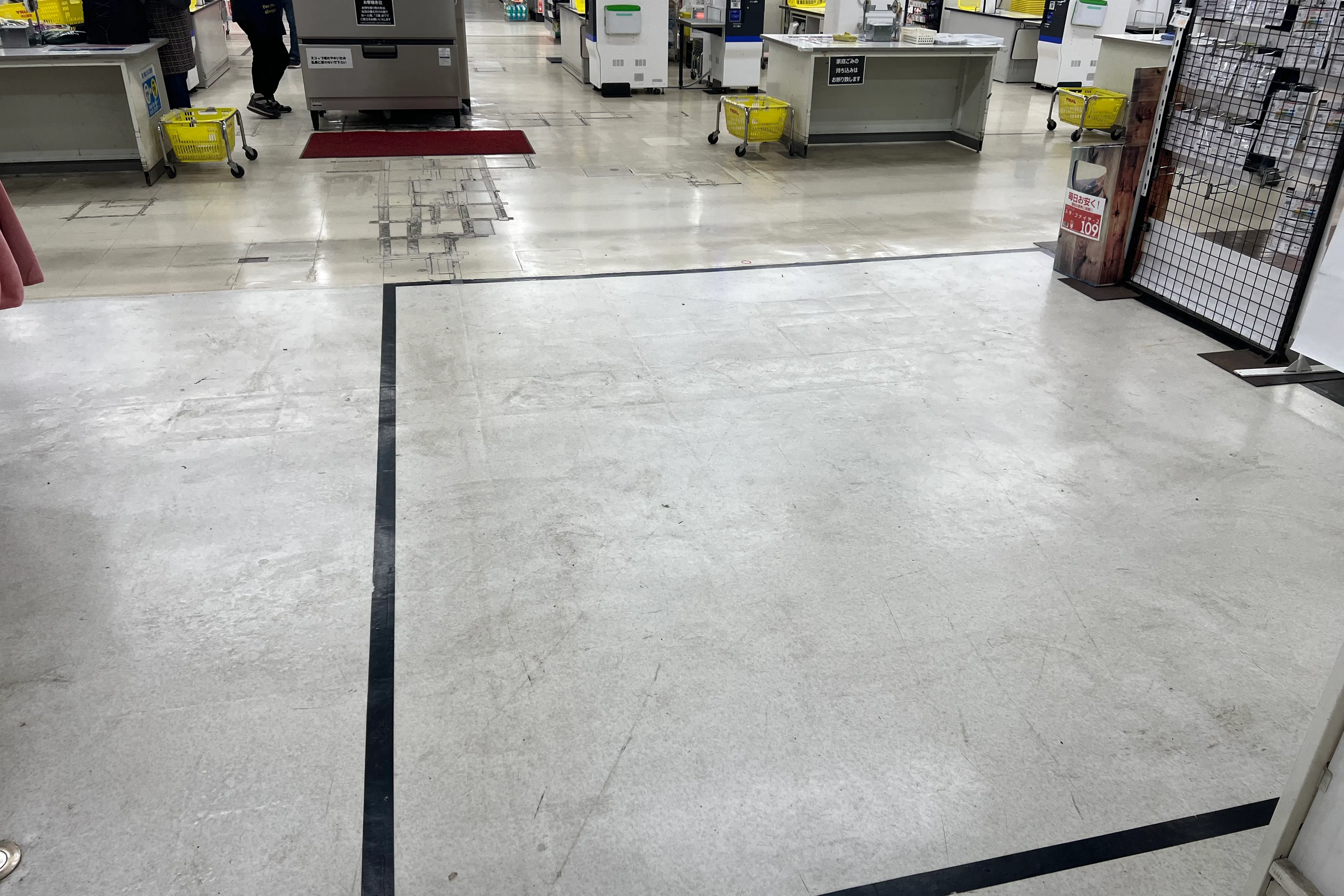 【メガセンタートライアル酒々井店】プロモーションや物販に適したレジアウトスペース※買取催事不可