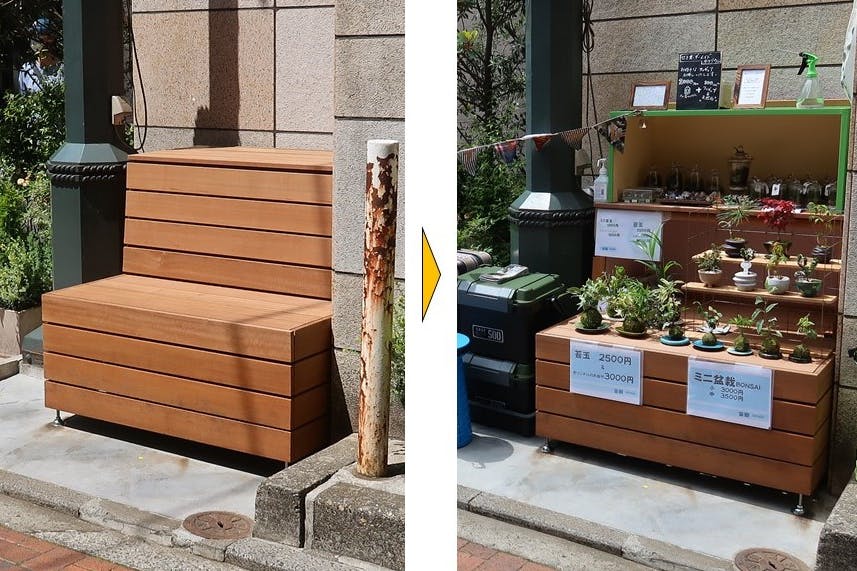 【吉祥寺駅3分】ポップアップストアやイベント利用が可能な、人通りのある路面イベントスペース(B棟コーナー)