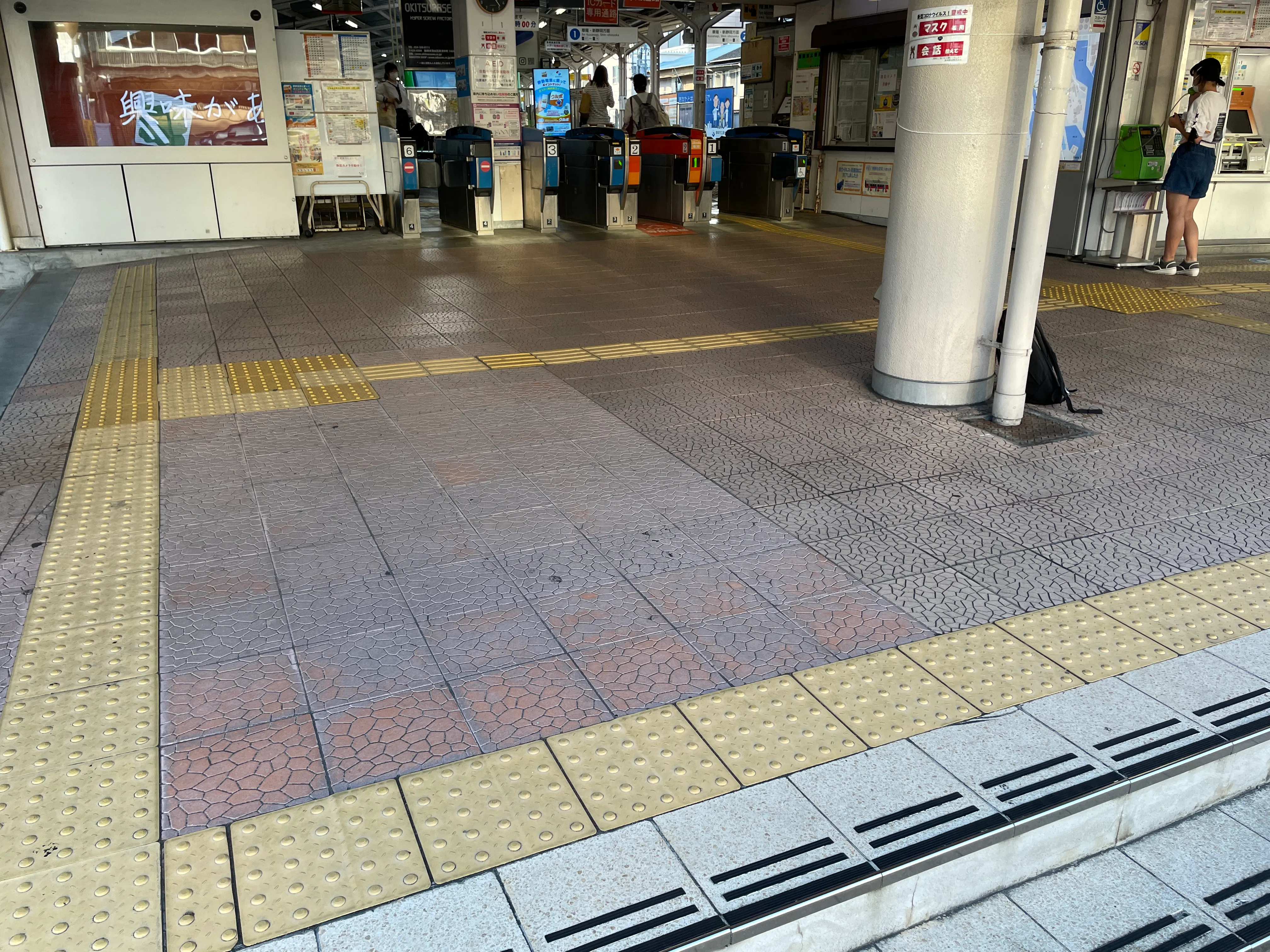 【新清水駅/東口①】ポップアップストアや食物販に最適な駅改札前スペース