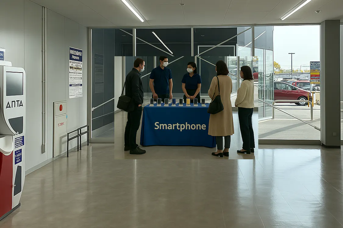 【メガセンタートライアル荒尾店】販促プロモーションやポップアップストアに最適な Ⓐ風除室スペース