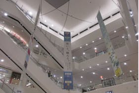 【イオンモール甲府昭和】モール内広告 大型バナー