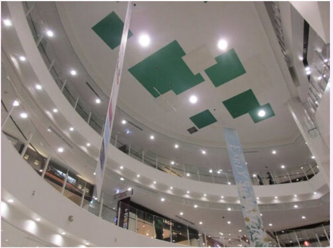 【イオンモール甲府昭和】モール内広告 大型バナーの画像