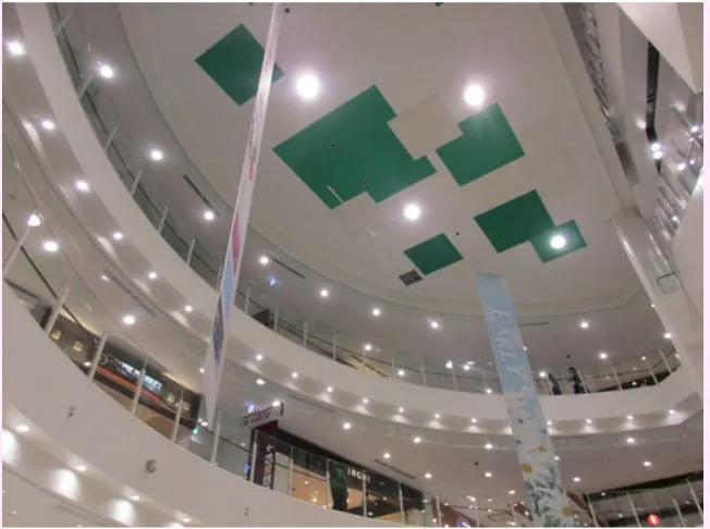 【イオンモール甲府昭和】モール内広告 大型バナーの画像