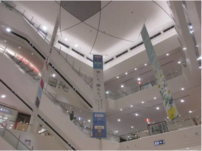 【イオンモール甲府昭和】モール内広告 大型バナー