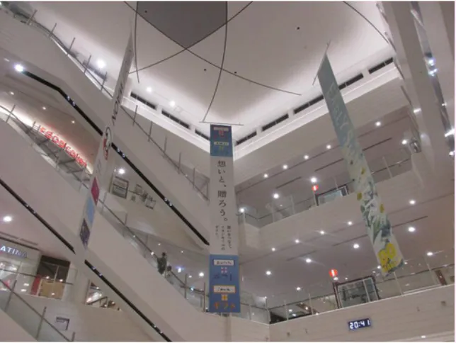 【イオンモール甲府昭和】モール内広告 大型バナー