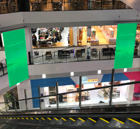 【イオンモール神戸南】モール内広告 大型バナー