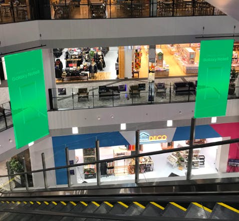 【イオンモール神戸南】モール内広告 大型バナーの画像