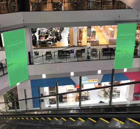 【イオンモール神戸南】モール内広告 大型バナー