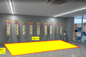 【スーパーセンタートライアル益城台店】食物販やPR活動に最適な店内「2F風除室 スペース」