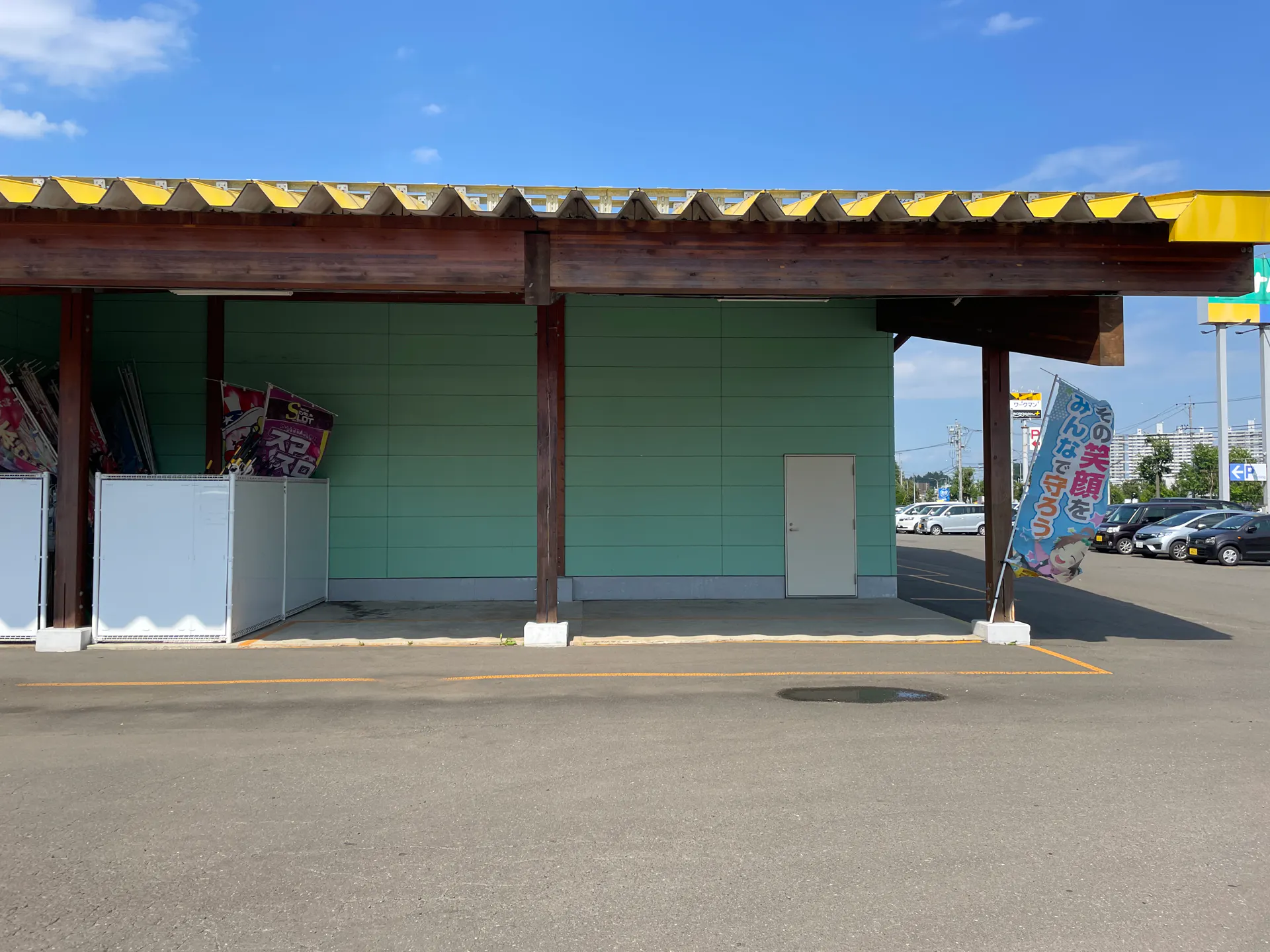 【ダイナム北海道北広島店ゆったり館】キッチンカーやプロモーションに最適なアミューズメント施設のイベントスペース(駐車場)