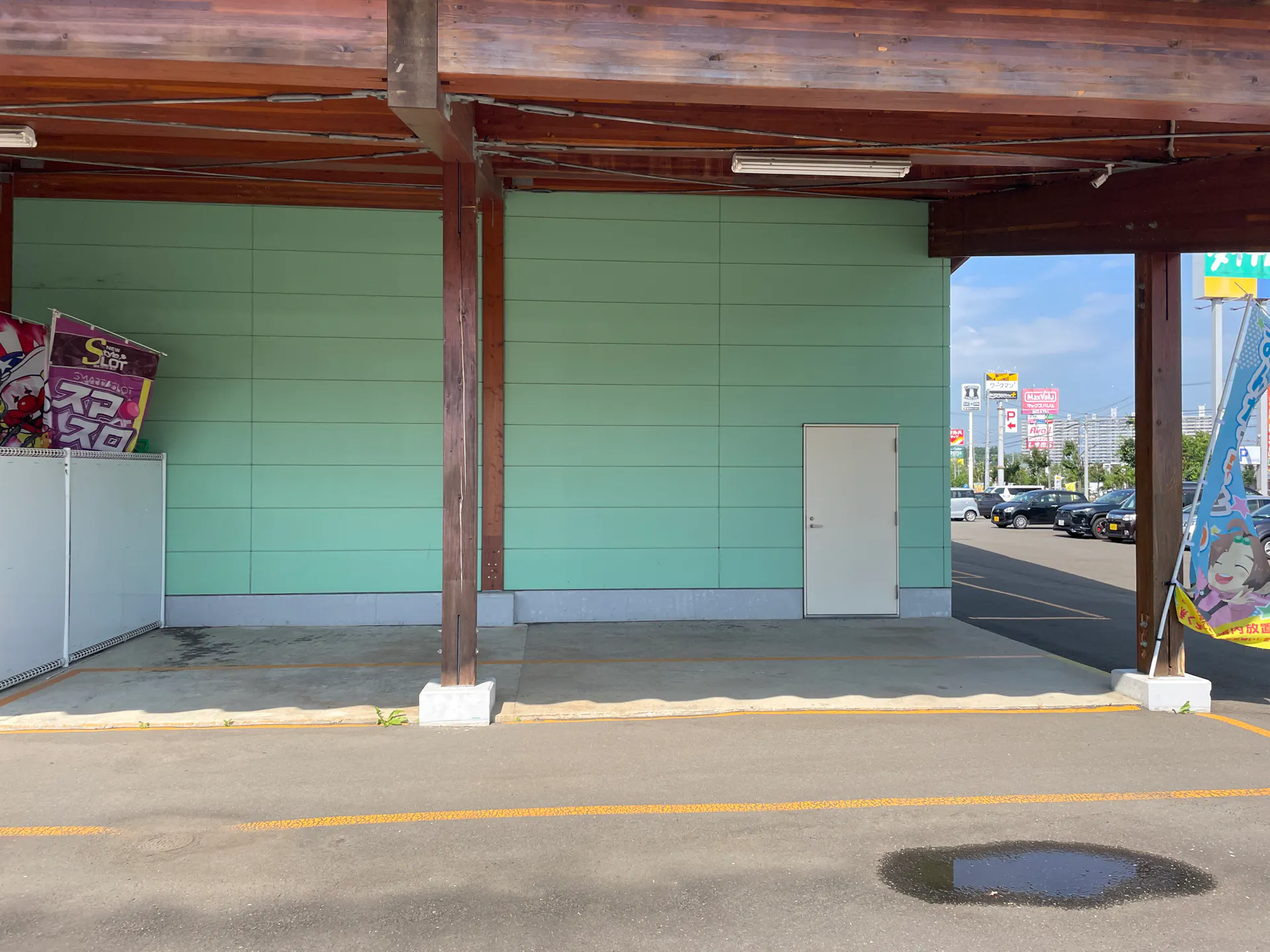 【ダイナム北海道北広島店ゆったり館】キッチンカーやプロモーションに最適なアミューズメント施設のイベントスペース(駐車場)