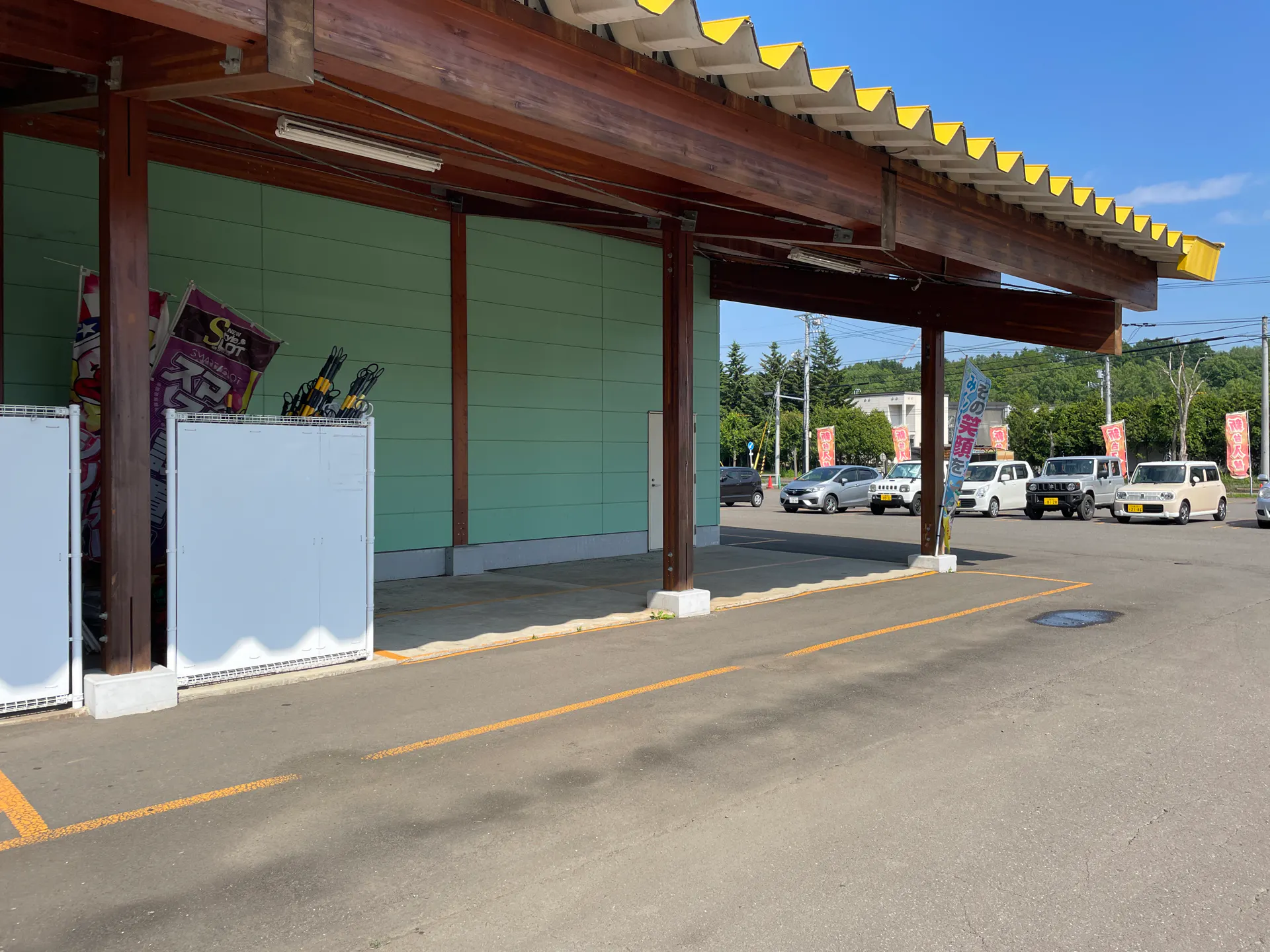 【ダイナム北海道北広島店ゆったり館】キッチンカーやプロモーションに最適なアミューズメント施設のイベントスペース(駐車場)