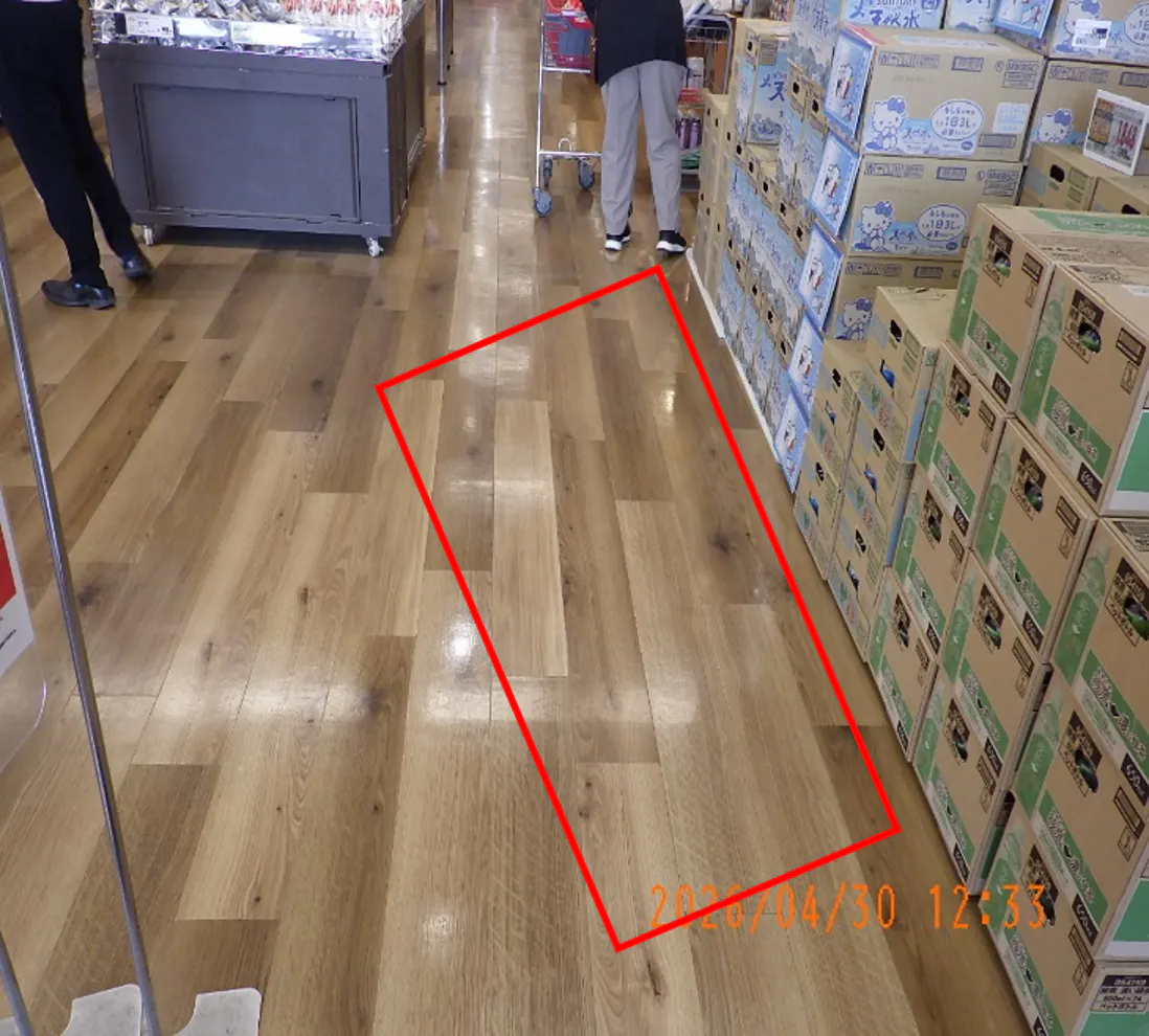 【マックスバリュ十文字南】インストアベーカリー側 販促プロモーションに最適なスーパー店内催事イベントスペース