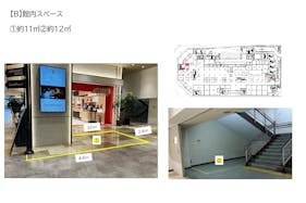 【横浜ワールドポーターズ】1階 観覧車側ゲート(屋外)