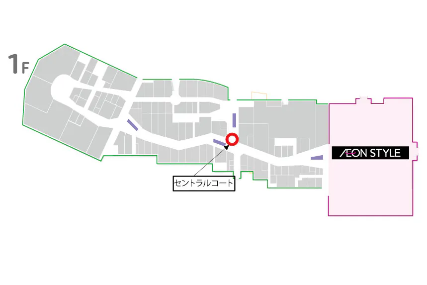 【【臨時休業】イオンモール熊本】セントラルコート