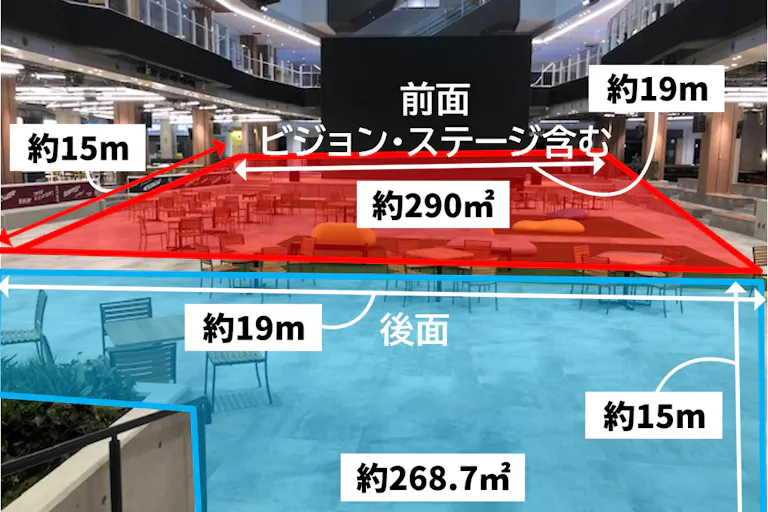 【ららぽーと堺】1階 Fansta XROSS STADIUM(分割)の画像4