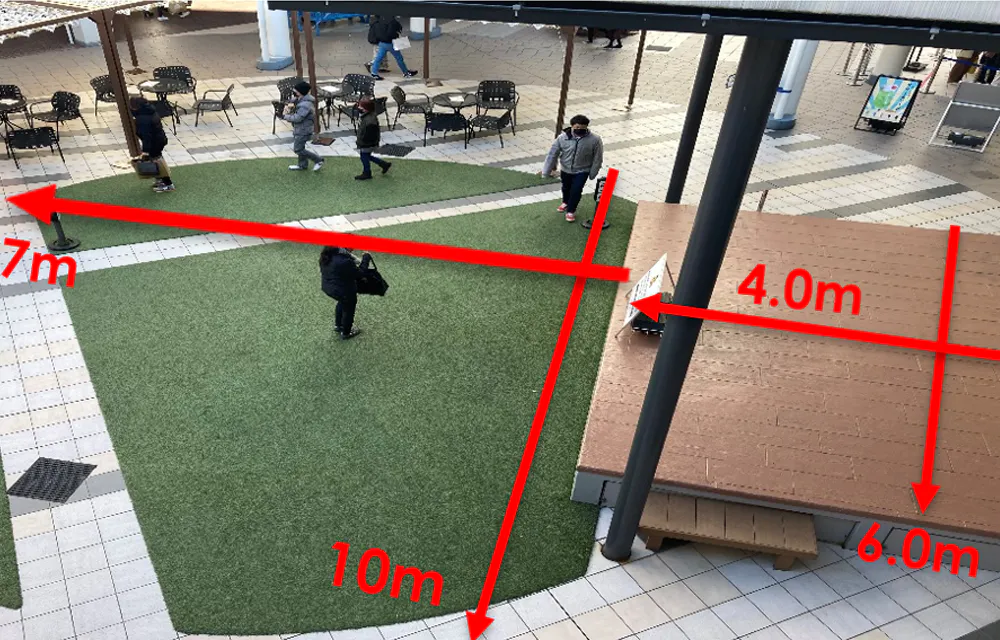 【三井アウトレットパーク ジャズドリーム長島】1階 サザンベルスクエアステージ