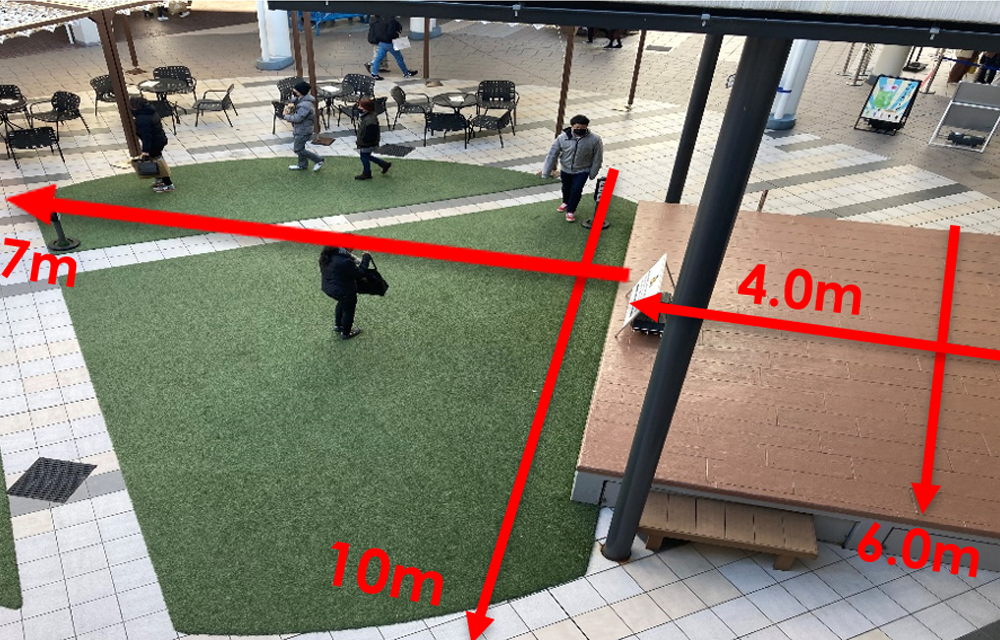 【三井アウトレットパーク ジャズドリーム長島】1階 サザンベルスクエアステージ