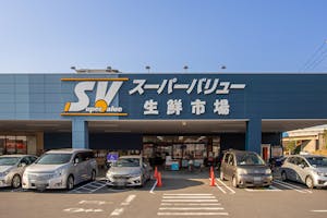 【スーパーバリュー 幕張西店】物販やPRに最適なスーパー内の店頭軒下の催事イベントスペース