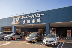 【スーパーバリュー 幕張西店】物販やPRに最適なスーパー内の店頭軒下の催事イベントスペース