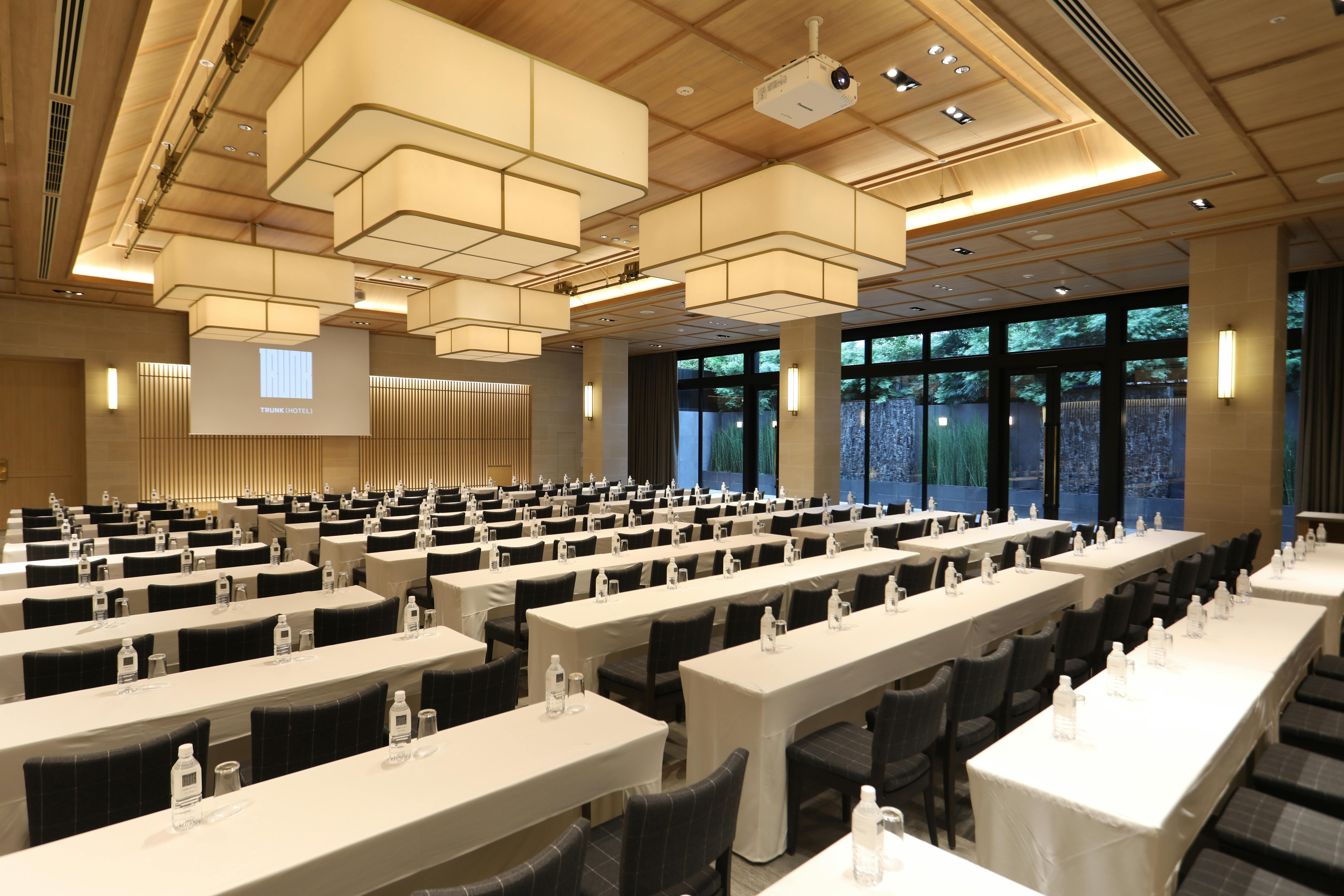 【渋谷駅6分｜ONDEN】ローンチパーティや大型プロモーション、展示会イベントの開催に最適な「TRUNK（HOTEL）」内のイベントスペース