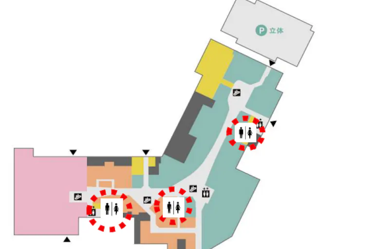 【イオンモール川口】モール内広告 化粧室鏡・パウダールーム鏡の画像3