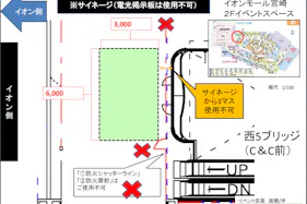 【イオンモール宮崎】西Aブリッジ(C&C前)