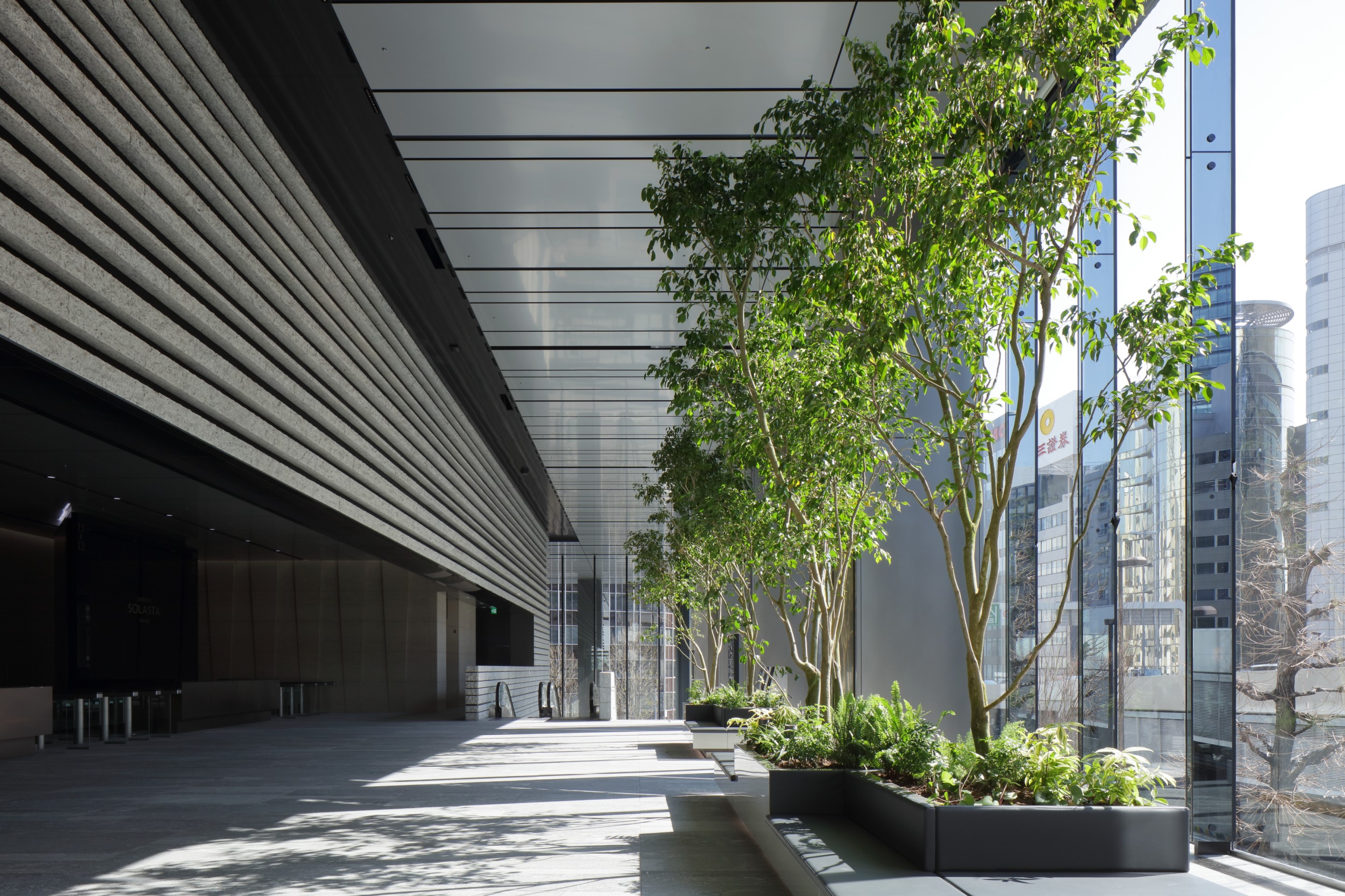 エントランスホールの先のイベントスペースです。