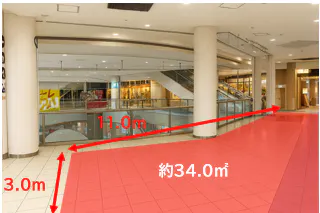 【ららぽーと甲子園】2階 パークウォークコート(キッザニア側)