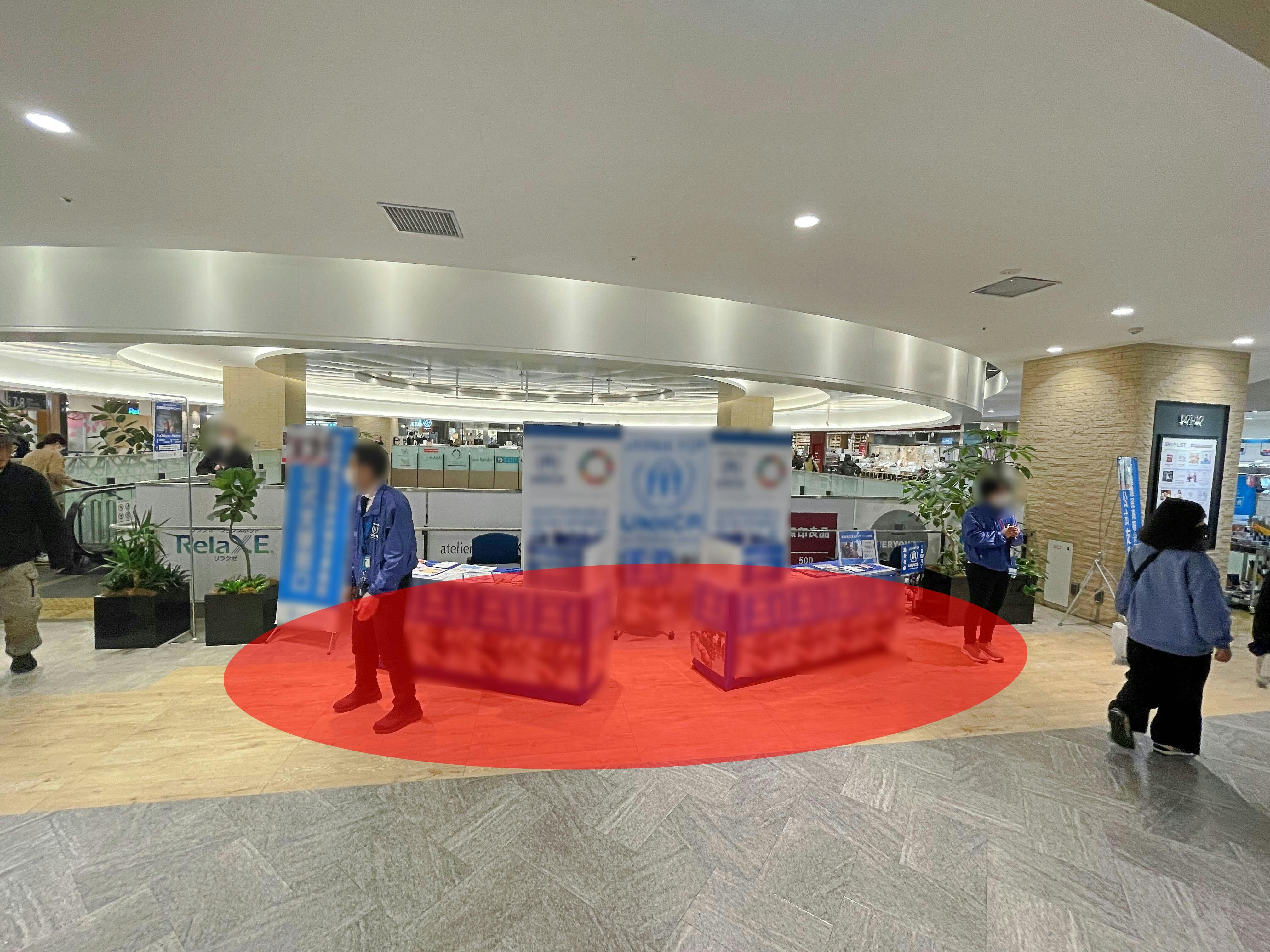 【ペリエ千葉】各種プロモーションイベントに最適なJR千葉駅内4階にあるイベントスペース