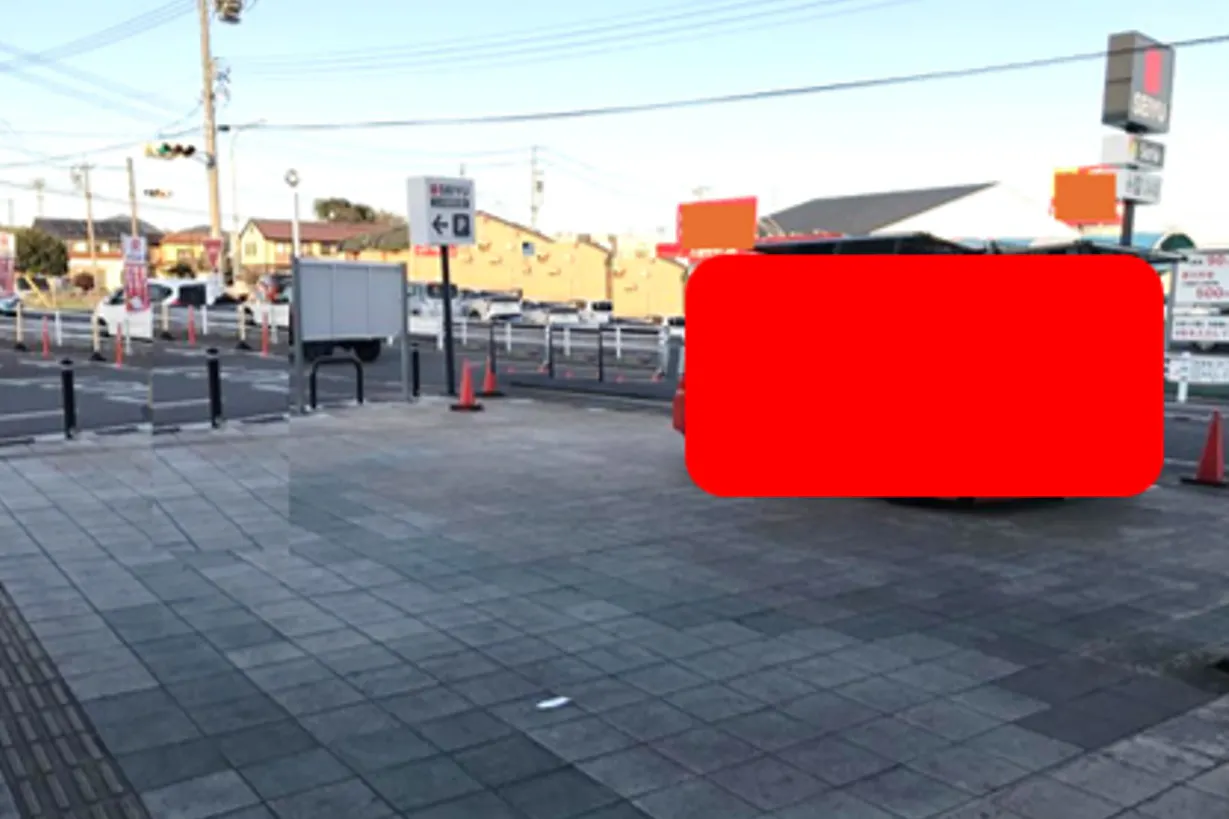 【西友 味岡店】店舗外(入口横 屋根なし) 移動販売・プロモーション などにおすすめな屋外催事イベントスペース (※食物販・キッチンカー は受付しておりません)