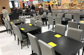 【イオンモール大和郡山】モール内広告 フードコート