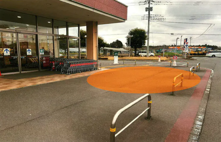 【ベイシア スーパーマーケット 石岡東光台店】キッチンカーや各種プロモーションに最適な屋外駐車場イベントスペース