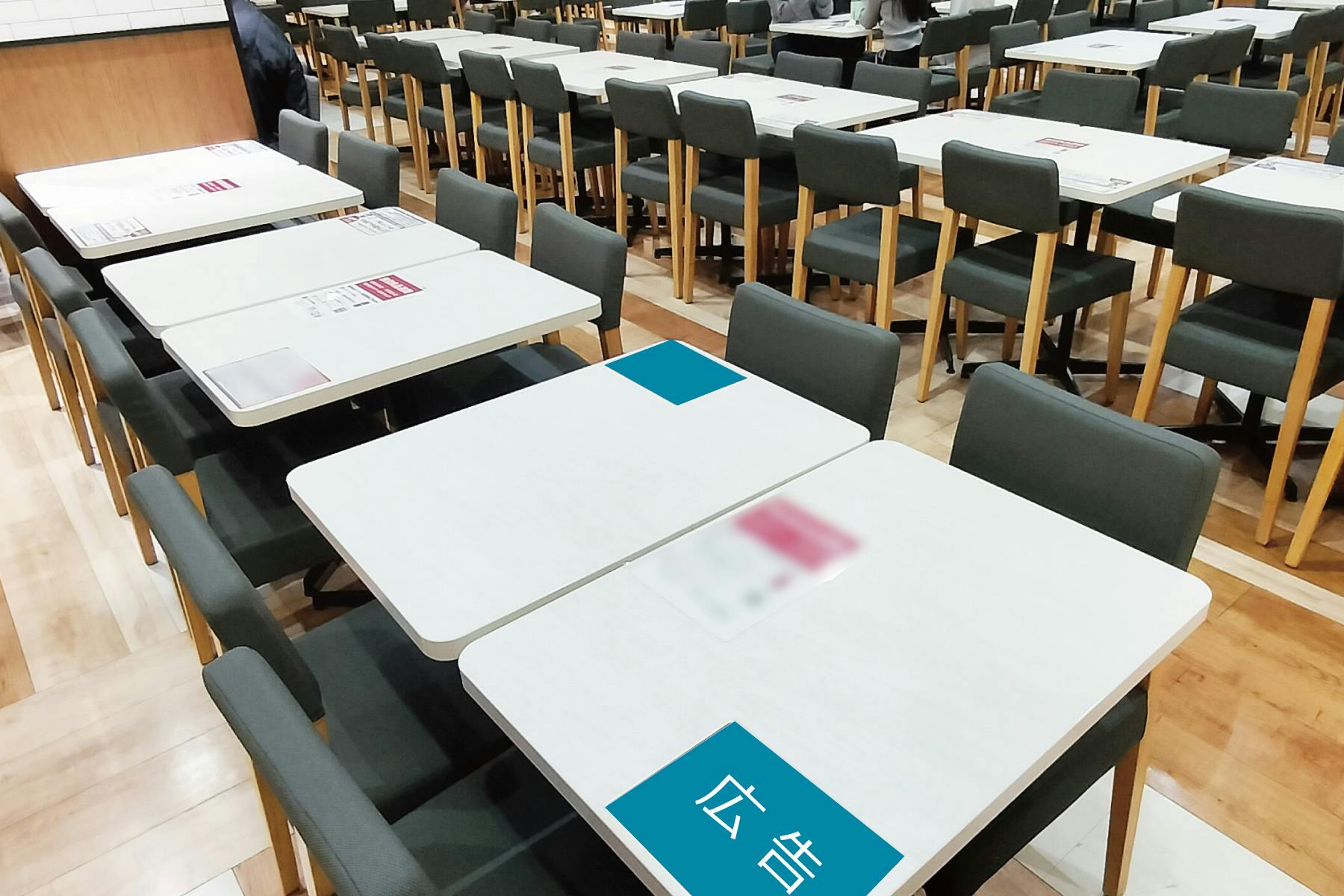 【イオンモール下田】モール内広告 フードコートの画像