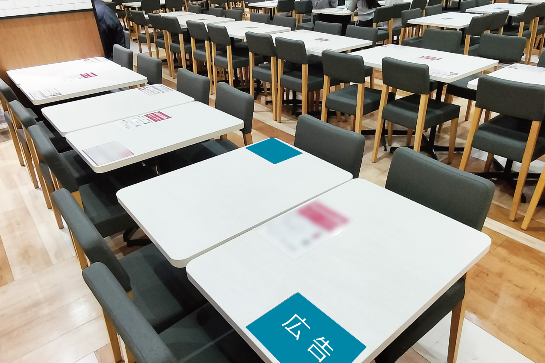 【イオンモール下田】モール内広告 フードコート