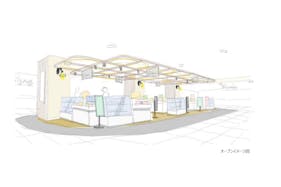 【大宮マルイ】2階 カレンダリウムF02【食物販・物販・物産展】店内入って正面、什器完備の好立地スペース