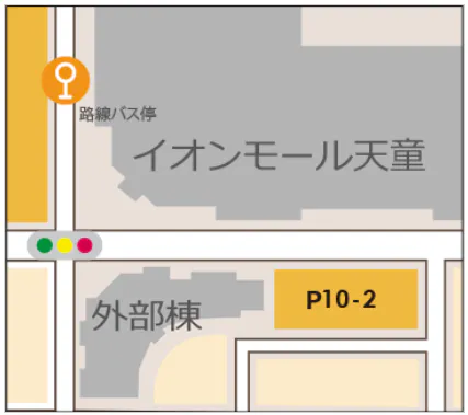【イオンモール天童】P10-2 外部棟北側駐車場