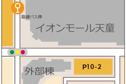 【イオンモール天童】P10-2 外部棟北側駐車場