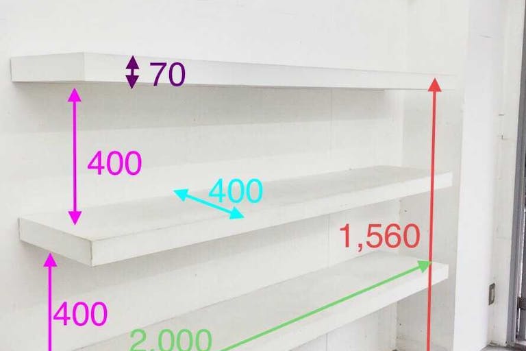固定式と棚となっております。