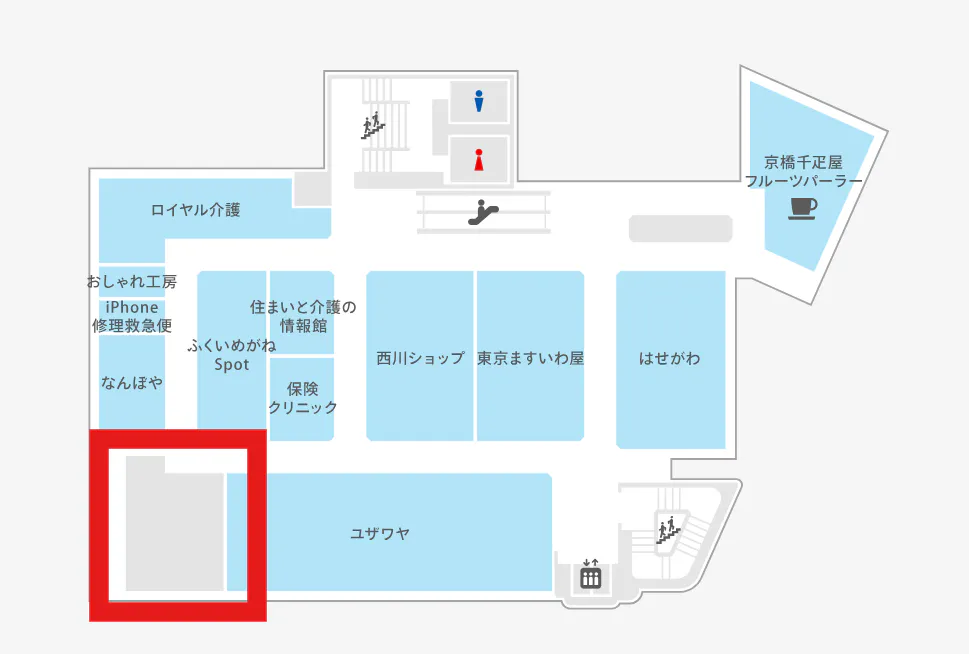 【ODAKYU 湘南 GATE】5階空き区画の画像