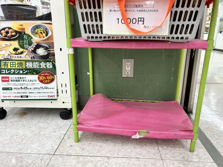 【オークワ香芝南】販促キャンペーンやプロモーションイベントに適した南入口横(食品側)スペース