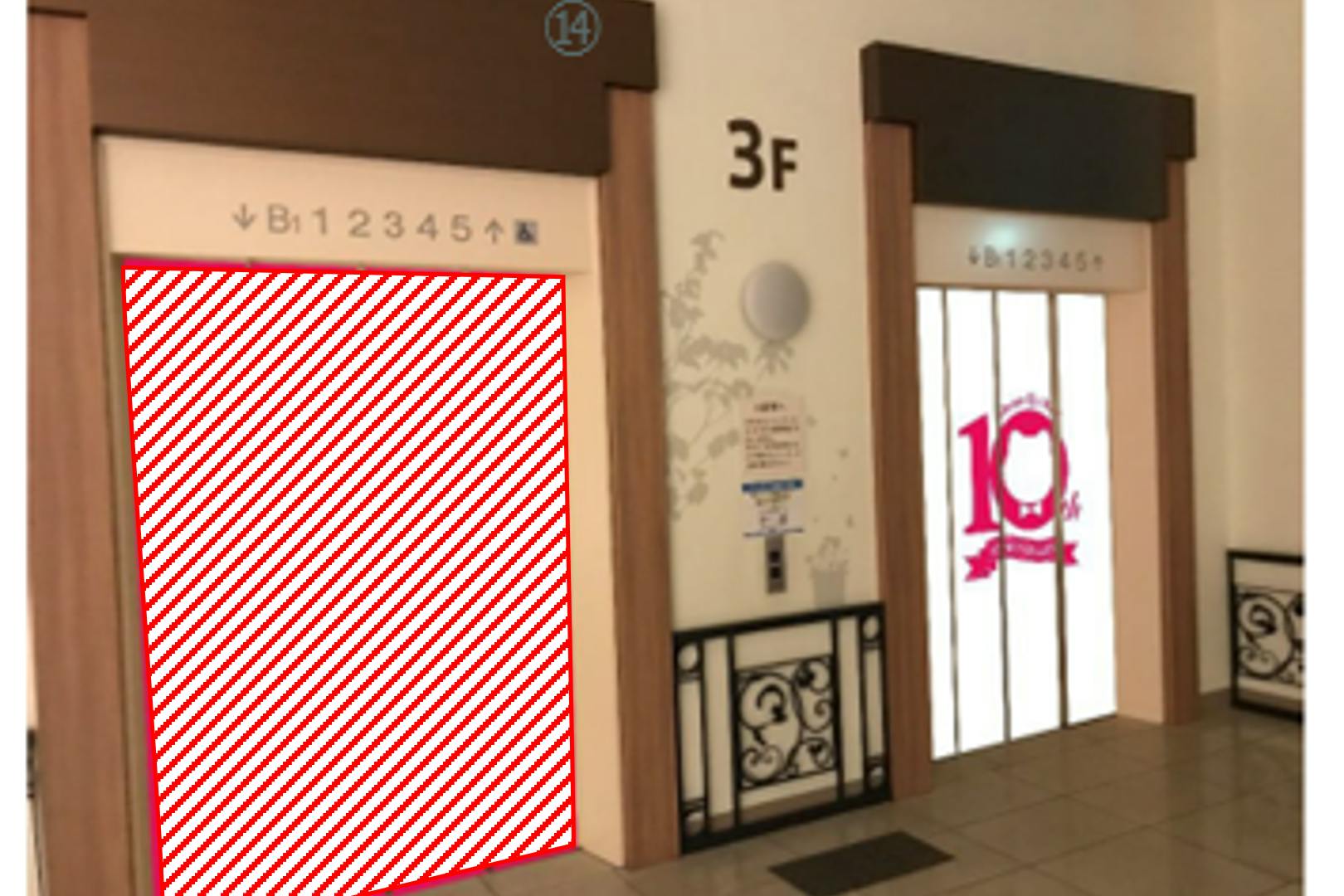 【あべのキューズモール】あべのキューズモール【メディア】「③エレベーター」