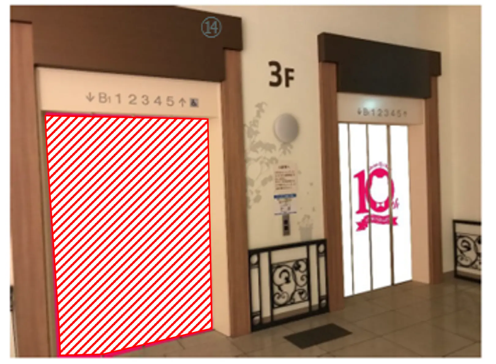 【あべのキューズモール】あべのキューズモール【メディア】「③エレベーター」の画像