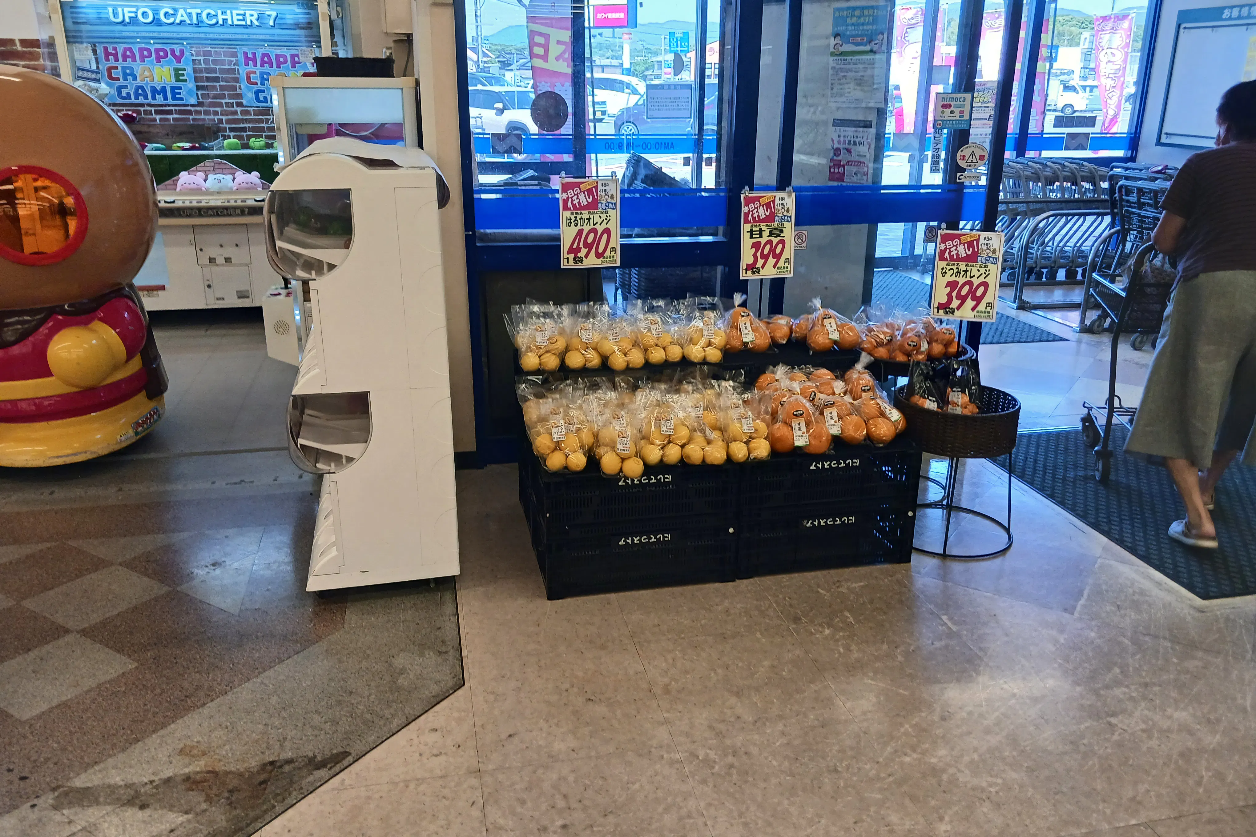 【西鉄ストア北茂安店】青果側 販促プロモーションや物販に最適なスーパー店内催事イベントスペース