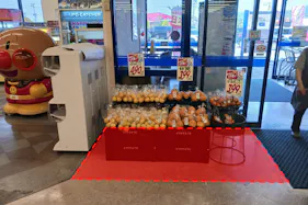 【西鉄ストア北茂安店】青果側 販促プロモーションや物販に最適なスーパー店内催事イベントスペース