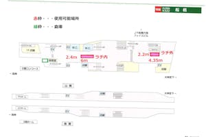 【京成船橋駅】(改札内)食物販やポップアップストアに最適な人の流動が多い改札前コンコース