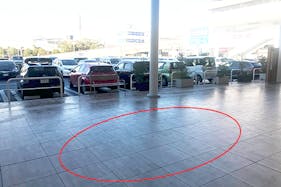 【フレスポ八潮】キッチンカーやプロモーションに適したハニーズ前にある屋外イベントスペース