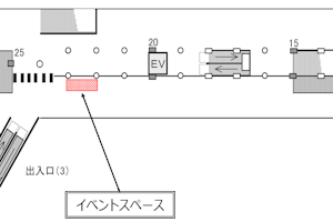 【太秦天神川駅】嵐電との乗換拠点で大学・公共施設利用者が多い駅ナカイベントスペース